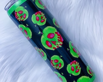 Poison Apple Tumbler, Custom Water Bottle or Tumbler