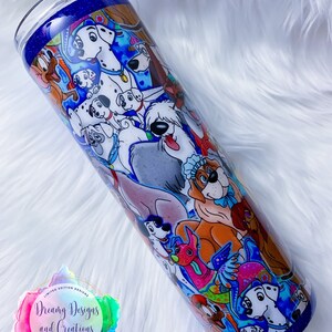 Disney Dogs Inspired Cup, Unique Gift, Christmas Gift, Mother's Day Gift, Custom Cup, Custom Tumbler, Custom Water Bottle, Birthday Gift