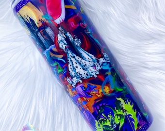 Villain Inspired 20oz Tumbler, Handmade Character Cup