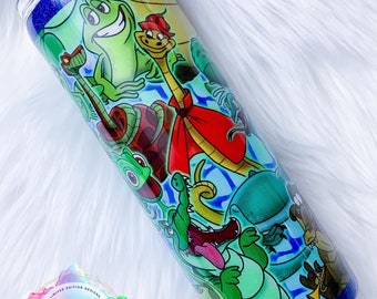 Disney Reptile Inspired Tumbler, Custom Water Bottle or Tumbler