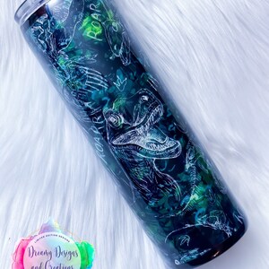 Dinosaur Cup, Unique Gift, Christmas Gift, Mothers Day Gift, Custom Cup, Custom Tumbler, Custom Water Bottle, Birthday Gift or Him, Skeleton
