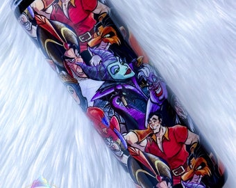 Villains Tumbler, Custom Water Bottle or Tumbler
