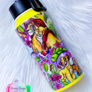 Lion King Inspired Cup, Gift, Unique Gift, Christmas Gift, Mother&#39;s Day Gift, Custom Cup, Custom Tumbler, Custom Water Bottle, Birthday Gift