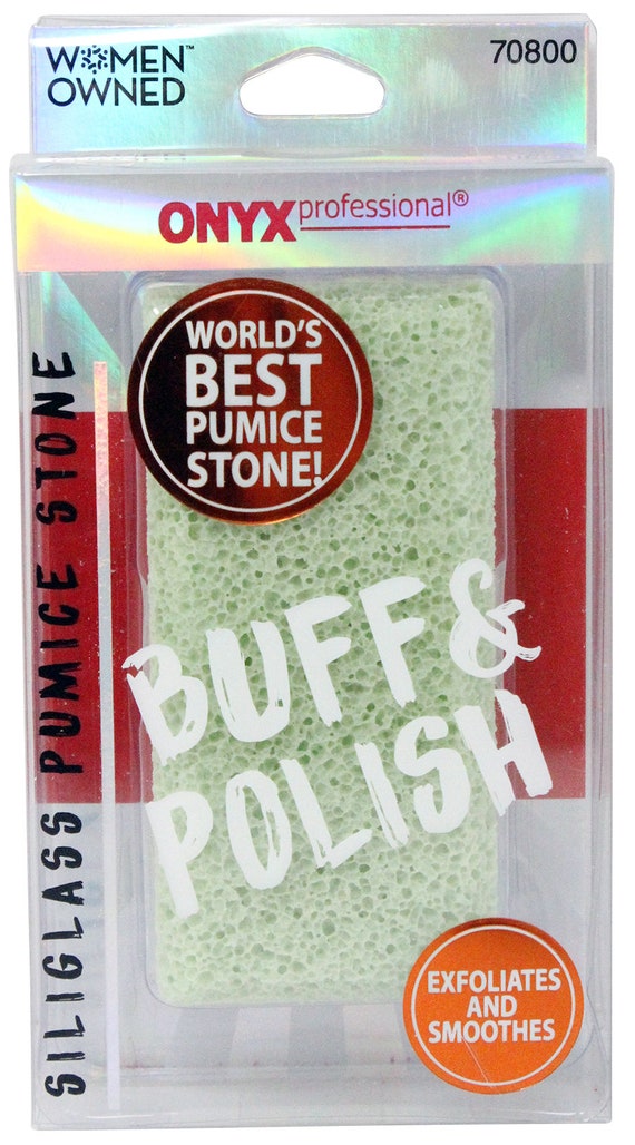 Onyx Professional Double Sided Pumice Stone 100 Siliglass Etsy