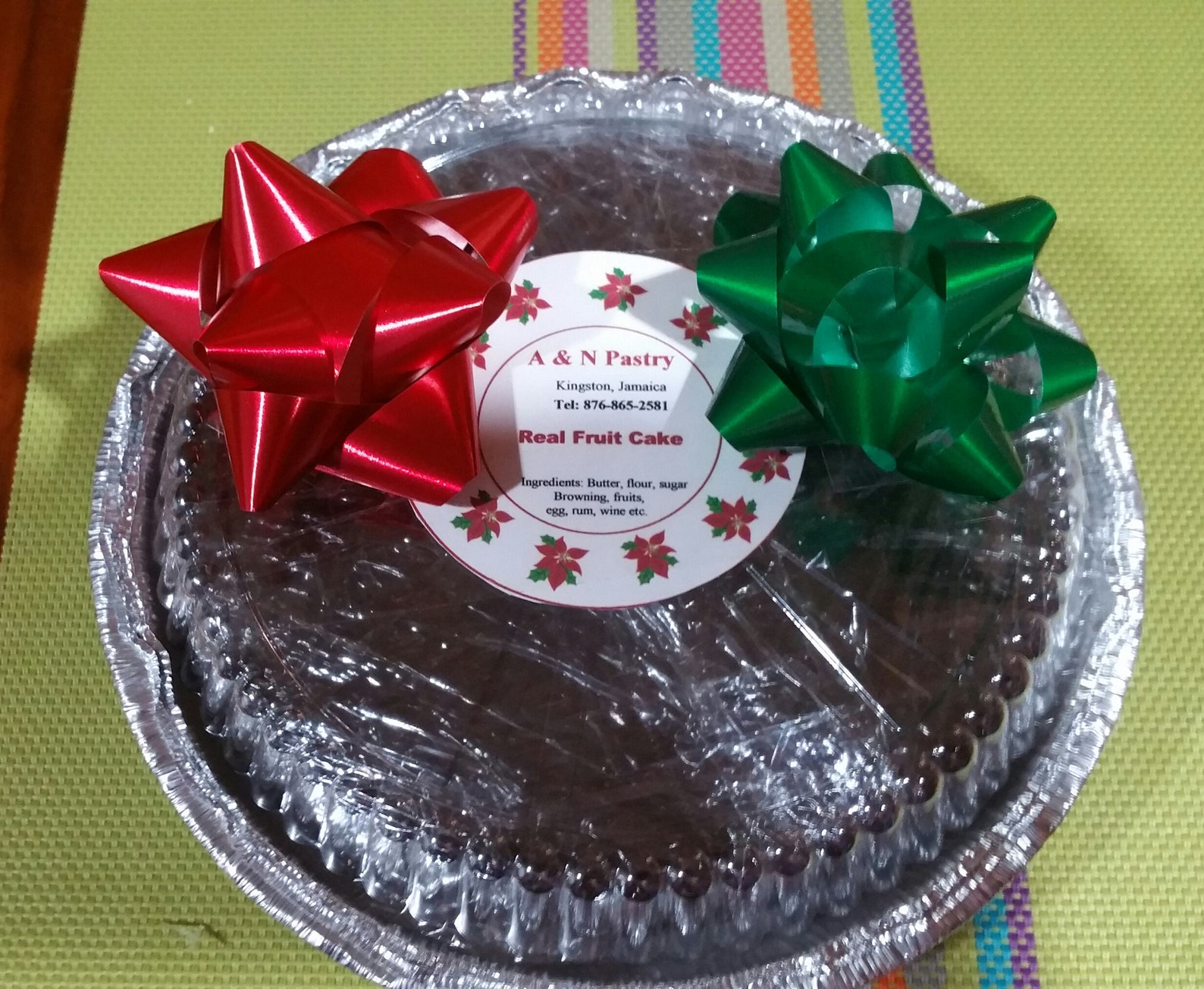 Jamaican fruit cake Jamaican Christmas cake Black cake 1.5 Etsy