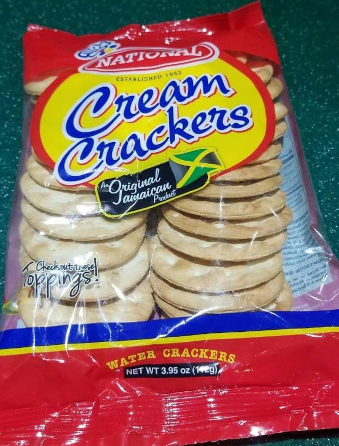 Jamaican National Cream Crackers 112G Etsy