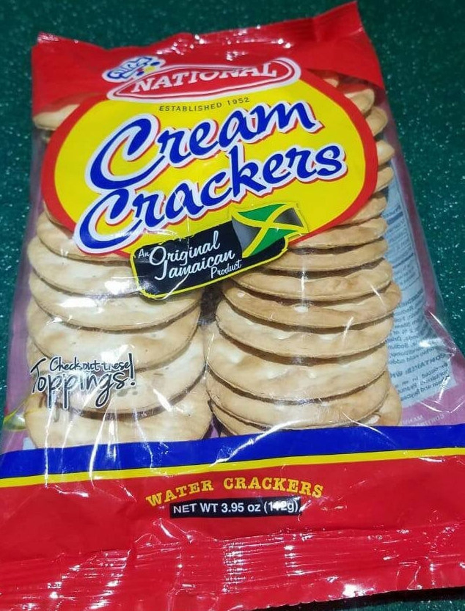 Jamaican National Cream Crackers 112G Etsy
