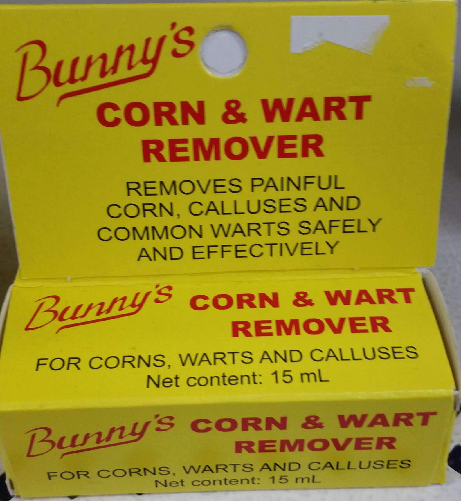 Bunny's Corn Wart Remover 15 ml Remove painful Corns & Etsy