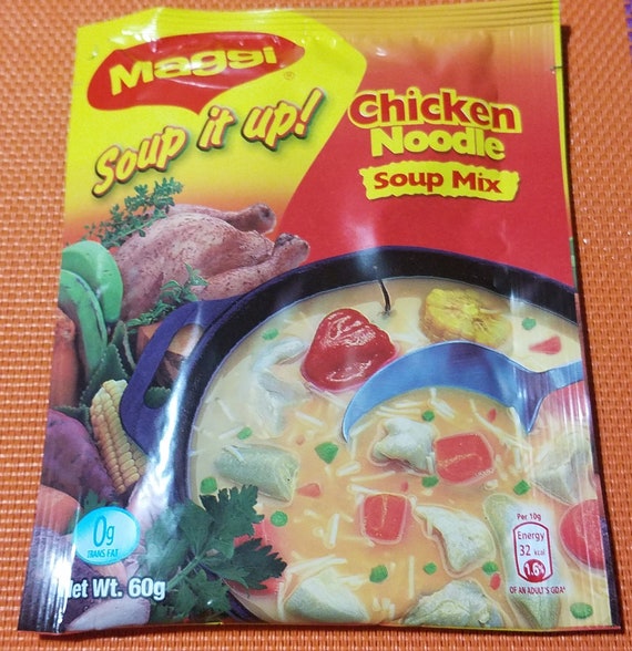 Jamaican Maggi Soup It up Chicken Noodle Soup Mix 12 Packs X Etsy
