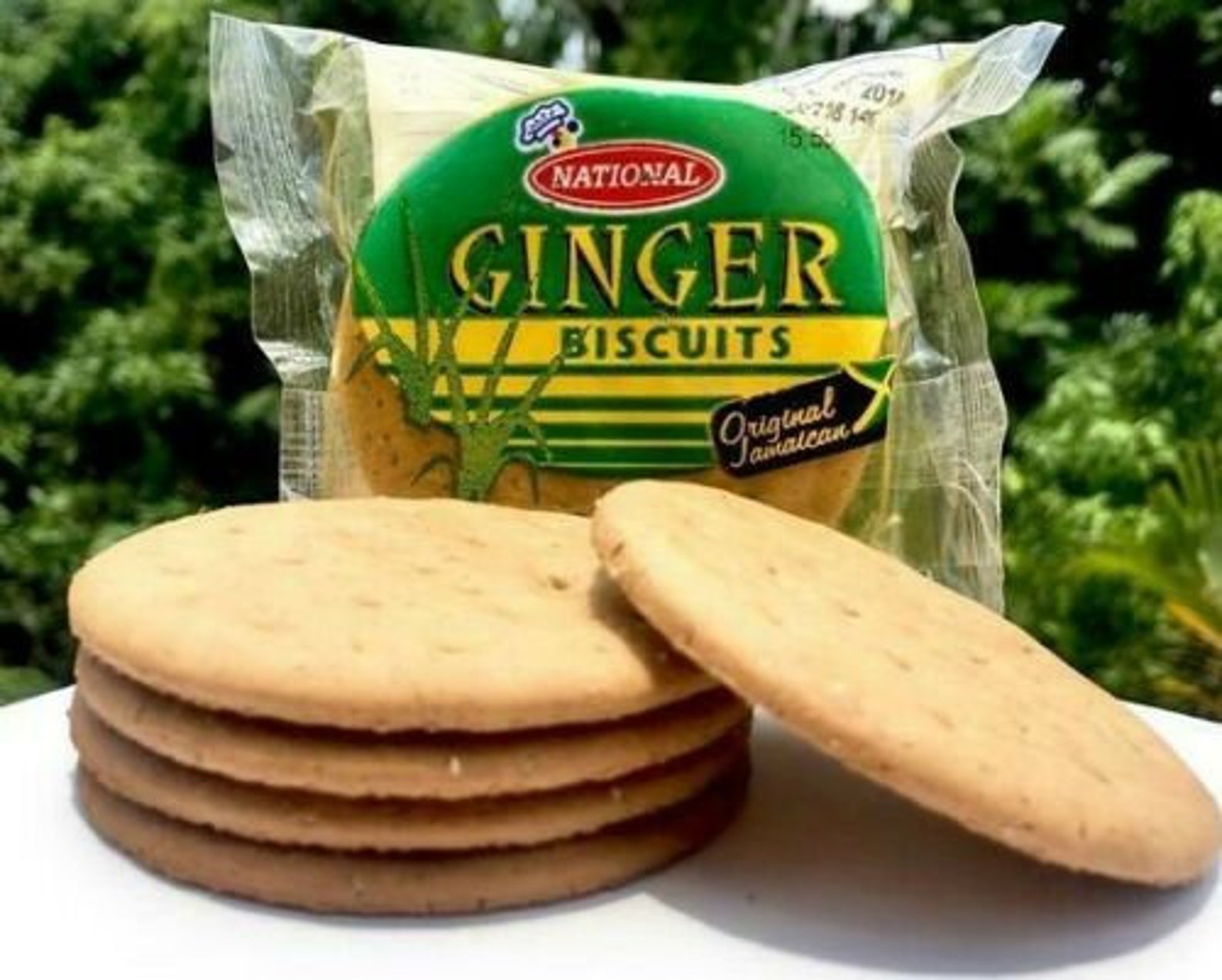 Jamaican National Ginger Biscuit the Original Ginger Biscuit 12 Packs X 36 G Etsy
