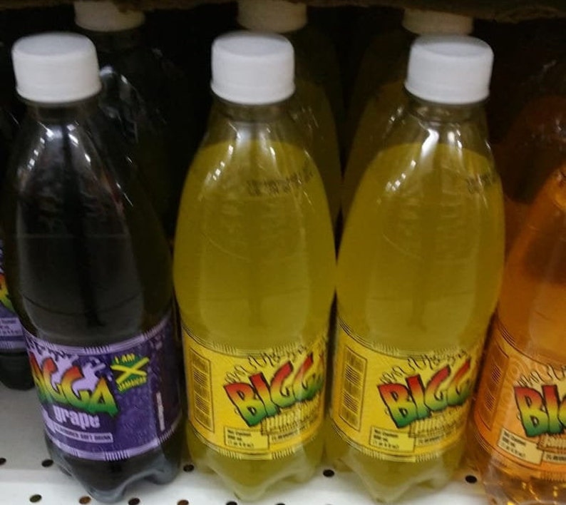 6 Jamaican BIGGA Soda 600 Ml Authentic Jamaican Sodas Assorted Flavors