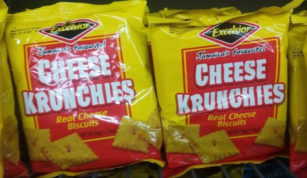Jamaican Excelsior Cheese Krunchies 18 Packs x 50 g Real Etsy France