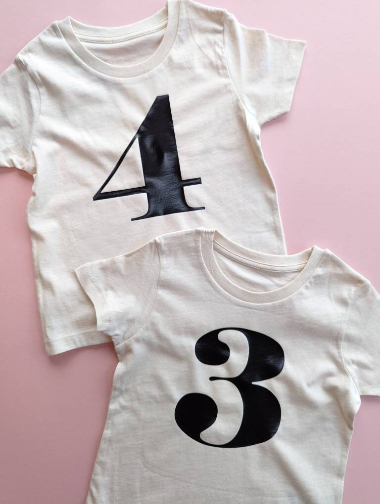 Number t shirt for boy Clearance
