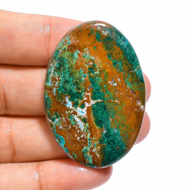 Supreme Top Grade Quality 100/% Natural Australian Malachite Druzy Oval Shape Cabochon Gemstone For Making Jewelry 44X30X5 mm D-1850 64 Ct
