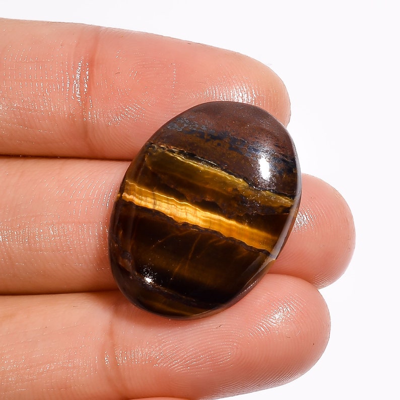 24.3 Ct Mind Blowing Top Grade Quality 100/% Natural Red Tiger Eye Oval Shape Cabochon Loose Gemstone For Making Jewelry 26X20X6 mm D-423