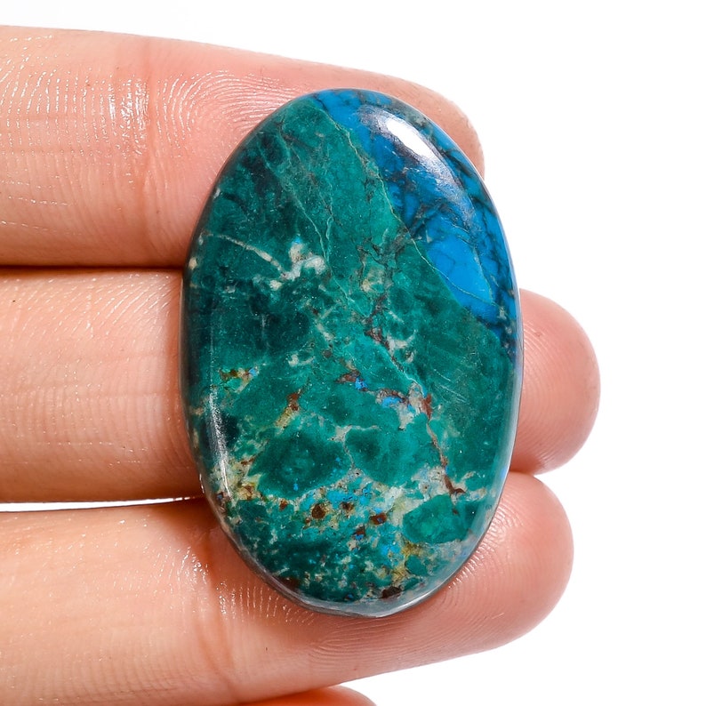 Fabulous Top Grade Quality 100/% Natural Chrysocolla Malachite Oval Shape Cabochon Loose Gemstone For Making Jewelry 33X22X4 mm D-625 38 Ct