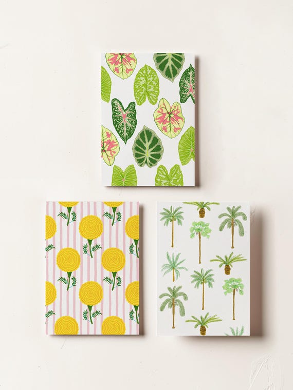 Tropical-Themed Pack of 3 Birthday Cards