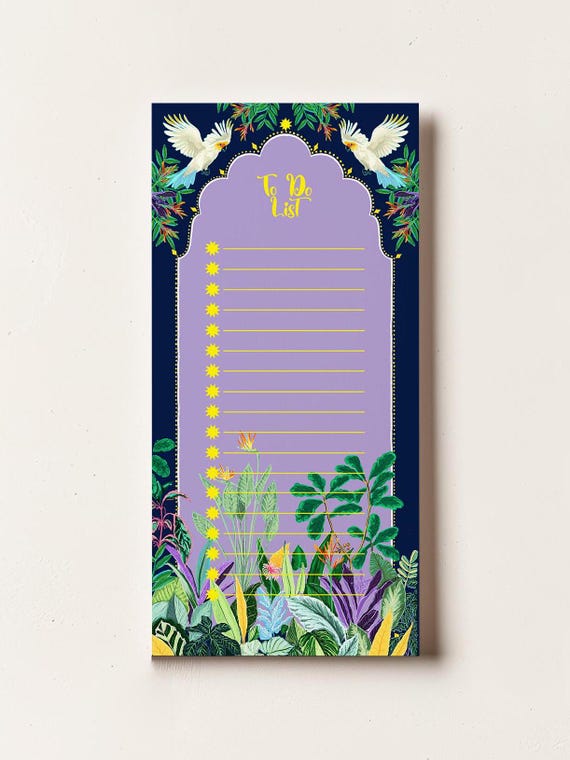 Tropical Flora To-Do-List DL NotePads