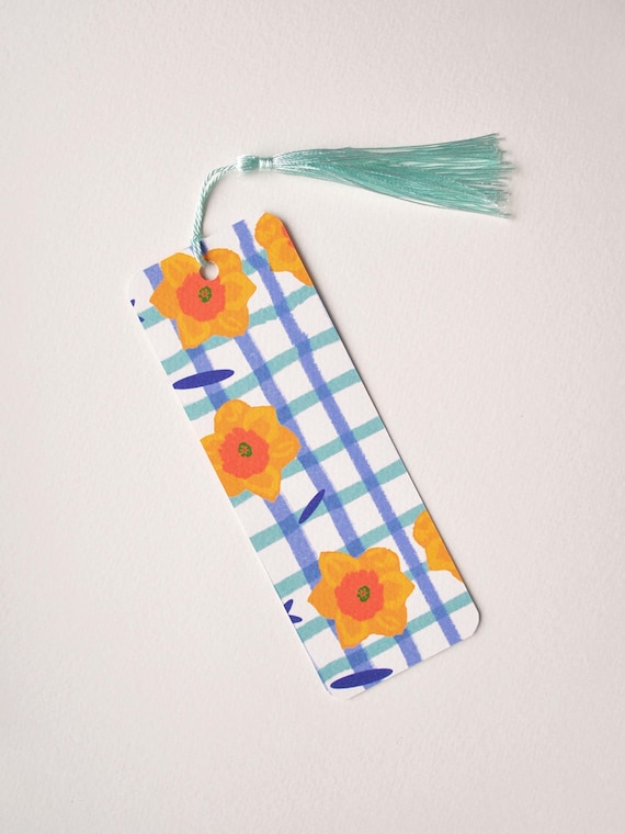 Daffodils Bookmark with Complimentary Tassel