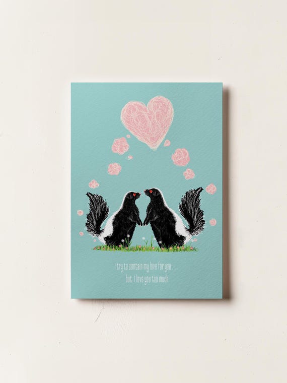 Love Skunks Card