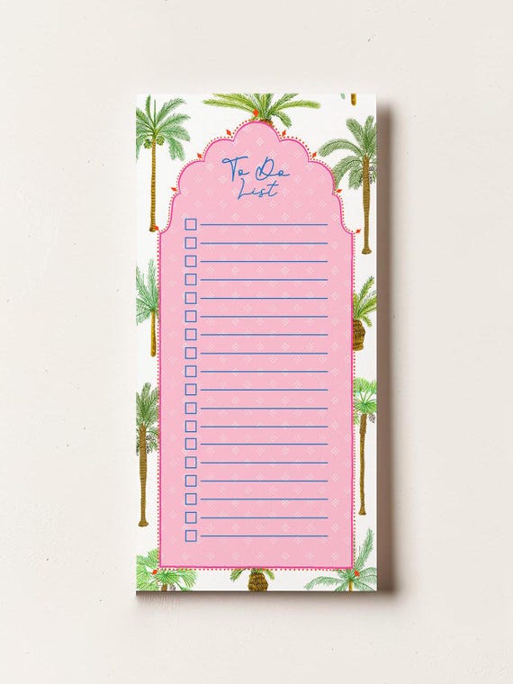 Palm Trees To-Do-List DL NotePads