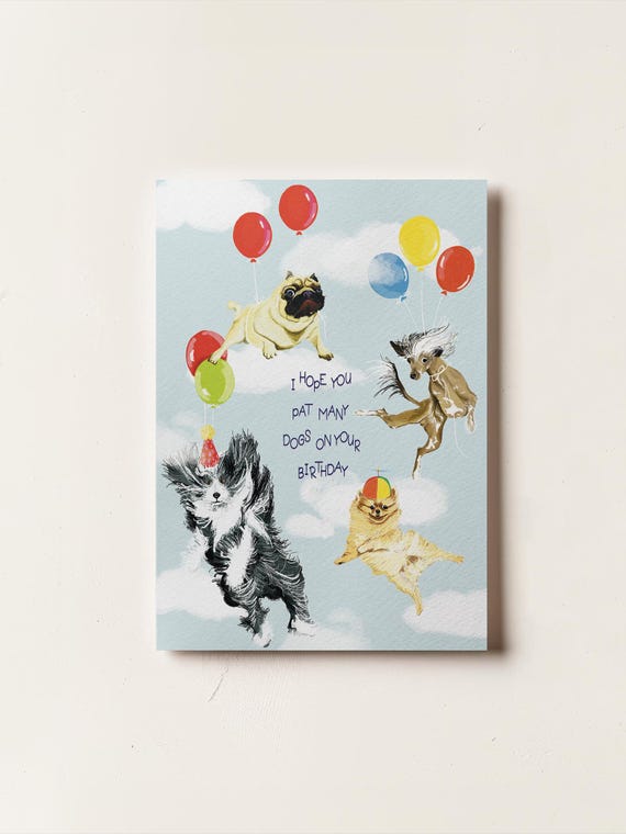 Party Dogs Birthday Card