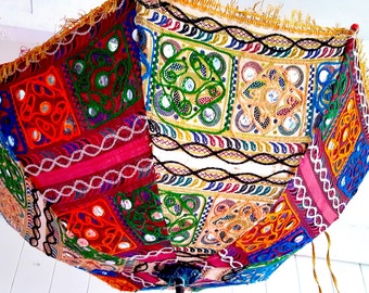 Vintage Antique Rajasthani Umbrella Parasol