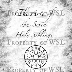The Arte of the Seven Holy Siblings Grimoire Page Collection PDFs