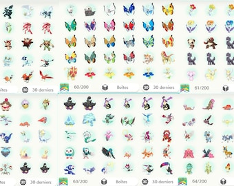 Complete Shiny Living Dex Gens 1-7 | All 900+ Possible Shiny Pokémon - Foto 8