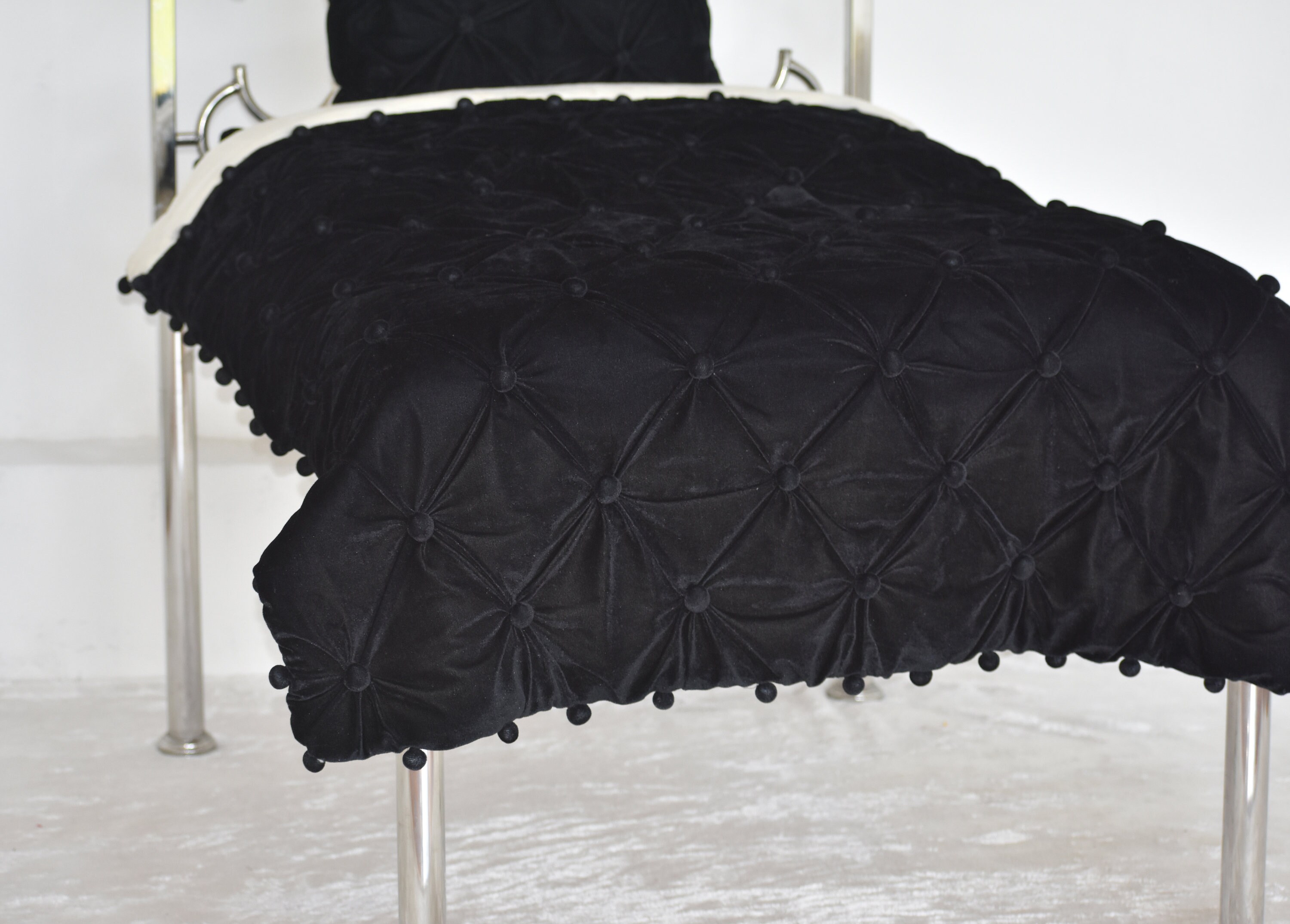 Ultra Luxury Velvet Duvet Cover Comforter Bedding Black Etsy