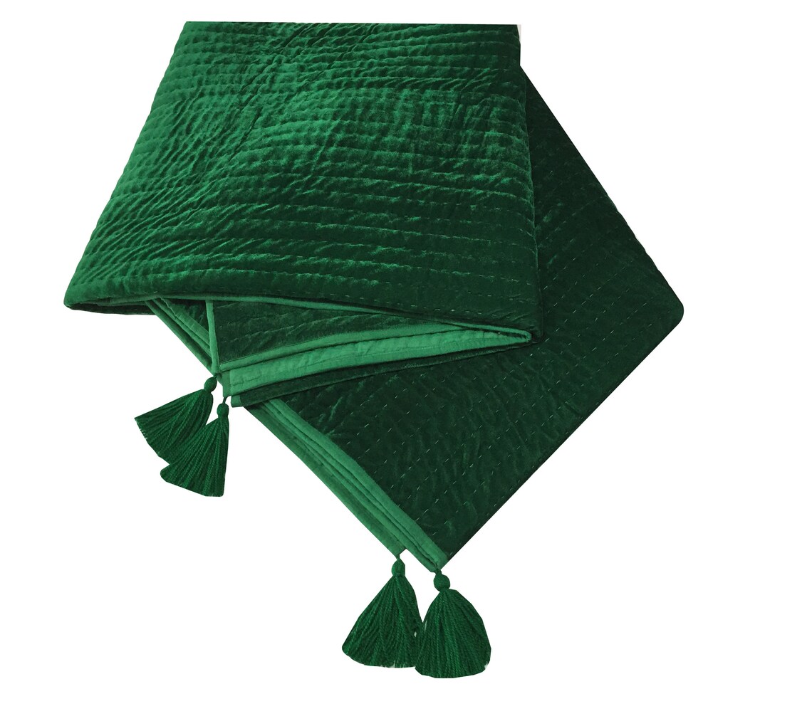 Black Velvet Quilt Queen Quilt Velvet Comforter Black King Etsy