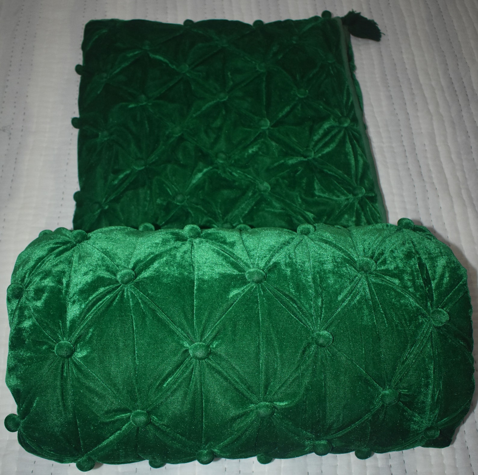 Emerald Green Velvet Quilt Velvet Comforter Queen Quilt King Etsy