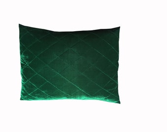 Emerald Green Pillow Personalized Velvet Pillow Cover Pillow Wedding Gift Couples Gift Farmhouse Decor Christmas day luxury Premium Gift