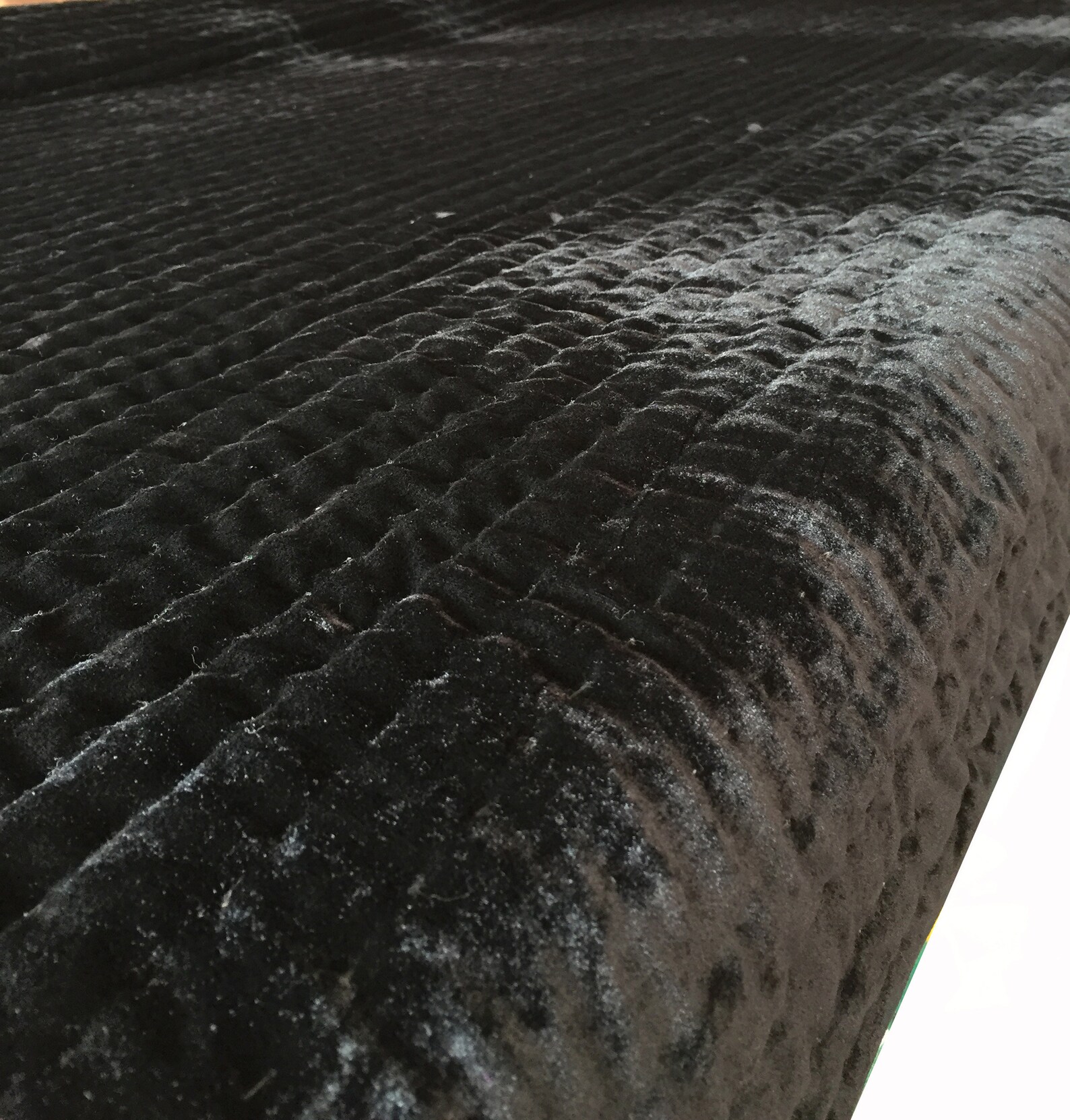 Black Velvet Quilt Queen Quilt Velvet Comforter Black King Etsy