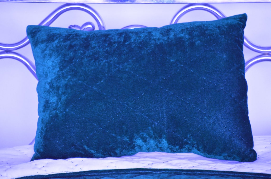 Royal Blue Velvet Bedding Set Velvet Bedding Gift King Etsy