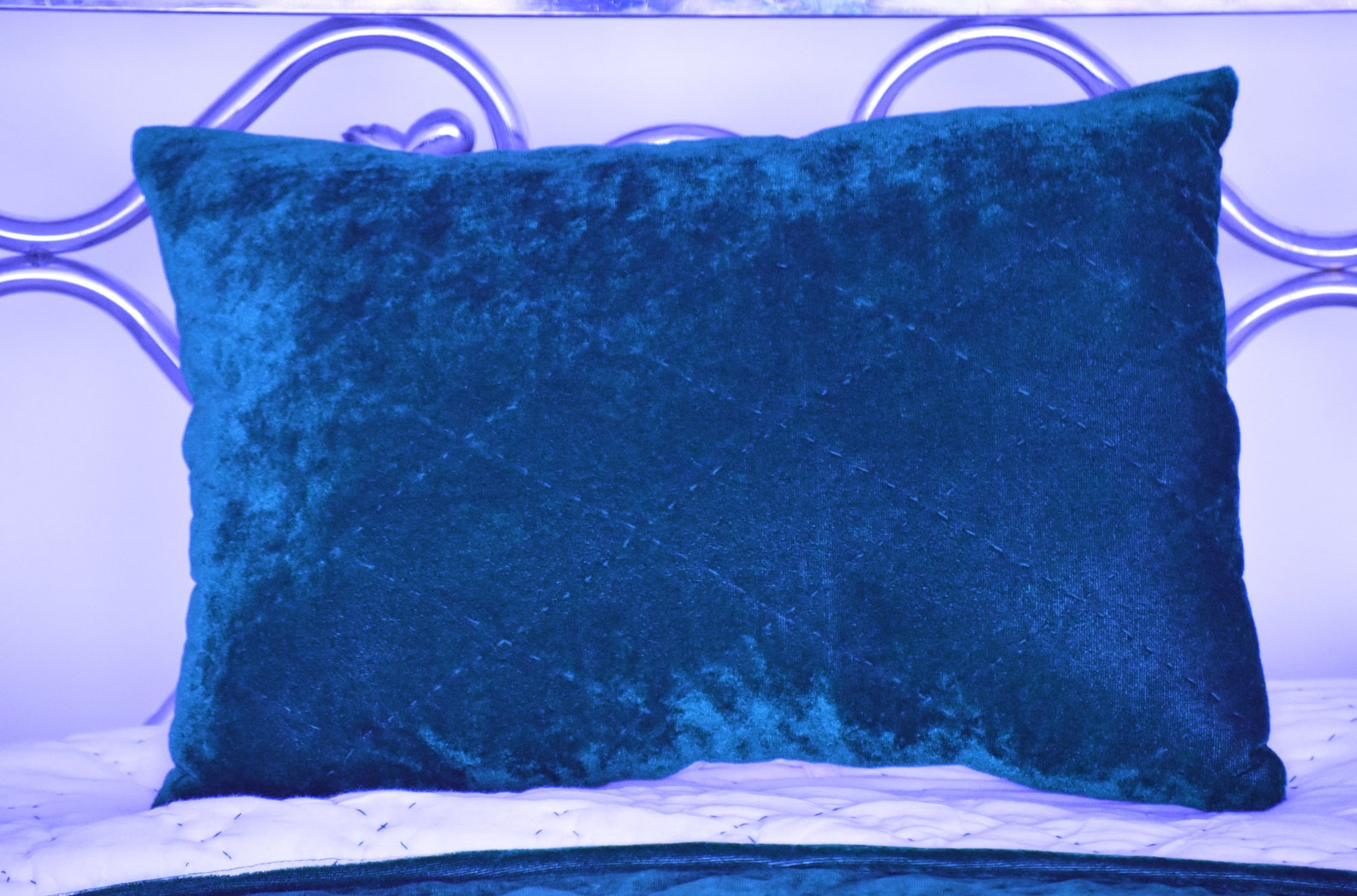 Royal Blue Velvet Bedding Set Velvet Bedding Gift King Etsy