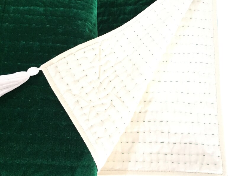 Emerald Green Comforteremerald Green Blanketemerald Green Etsy