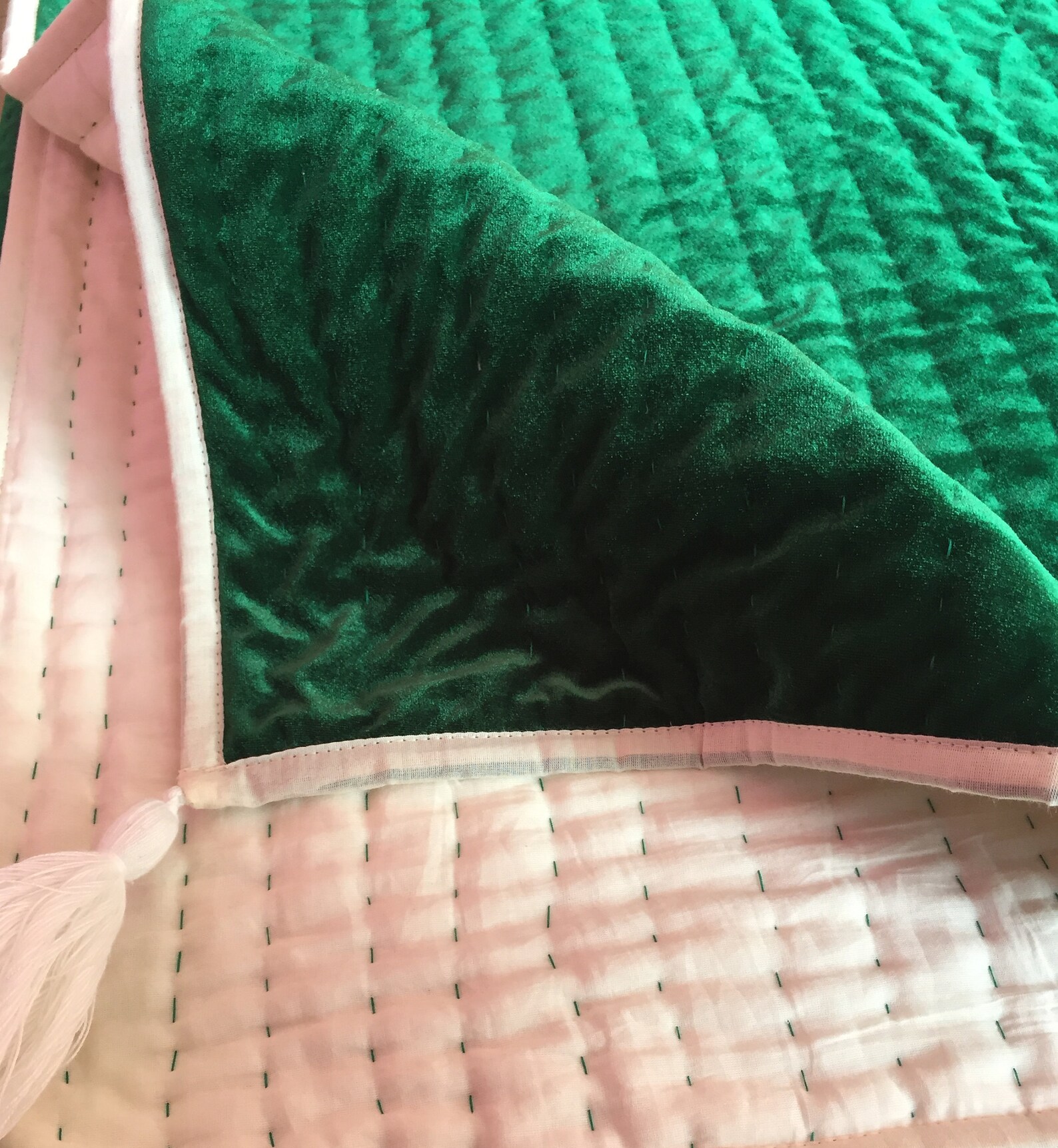 Emerald Green Comforteremerald Green Blanketemerald Green Etsy