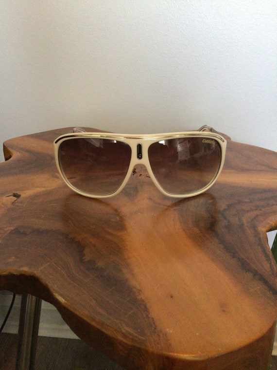 Gorgeous Vintage CARERRA “Stroke” Sunglasses Whit… - image 2