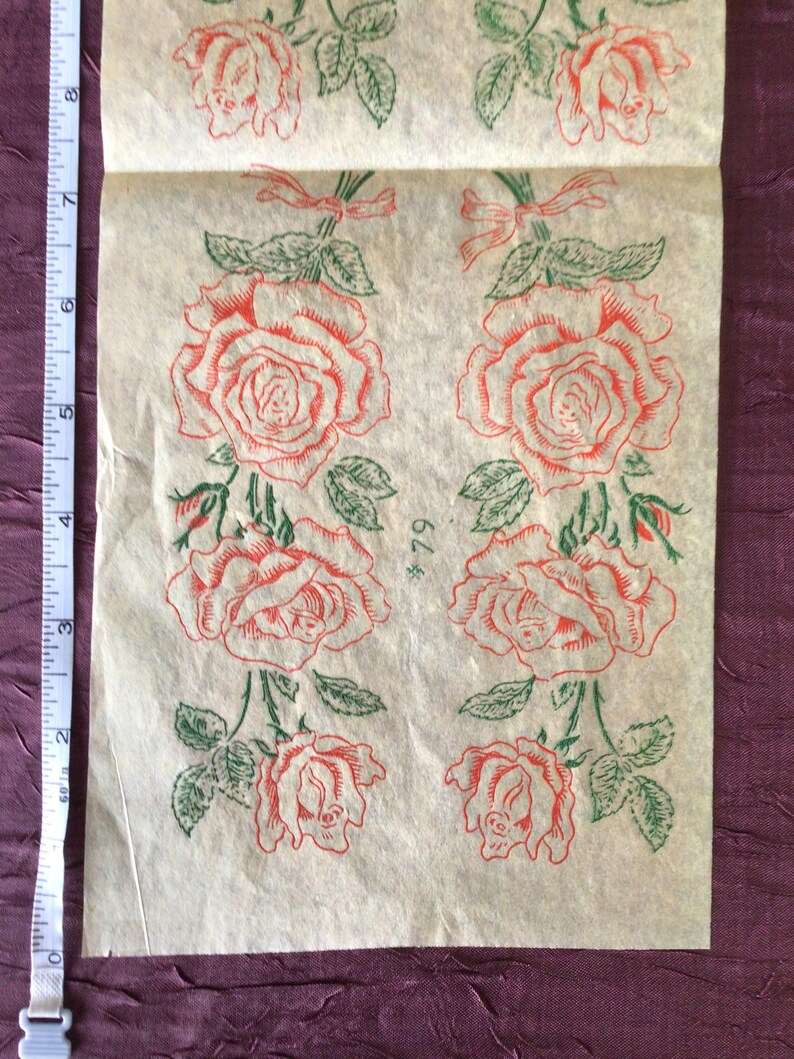 Iron Transfer Patterns Vintage Rose Hot Iron Transfer Patterns Voagrt Textilprints as New #79 ...