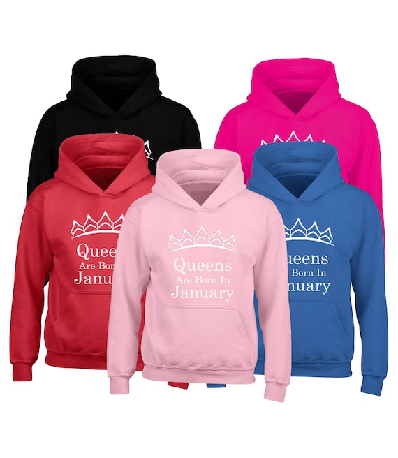 Queens are born in january hoodie hotsell