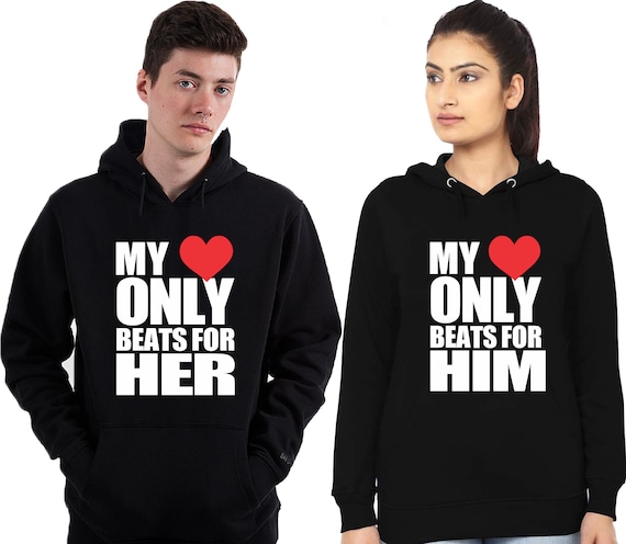 Il mio cuore batte solo per lui lei Unisex Coppia Corrispondente