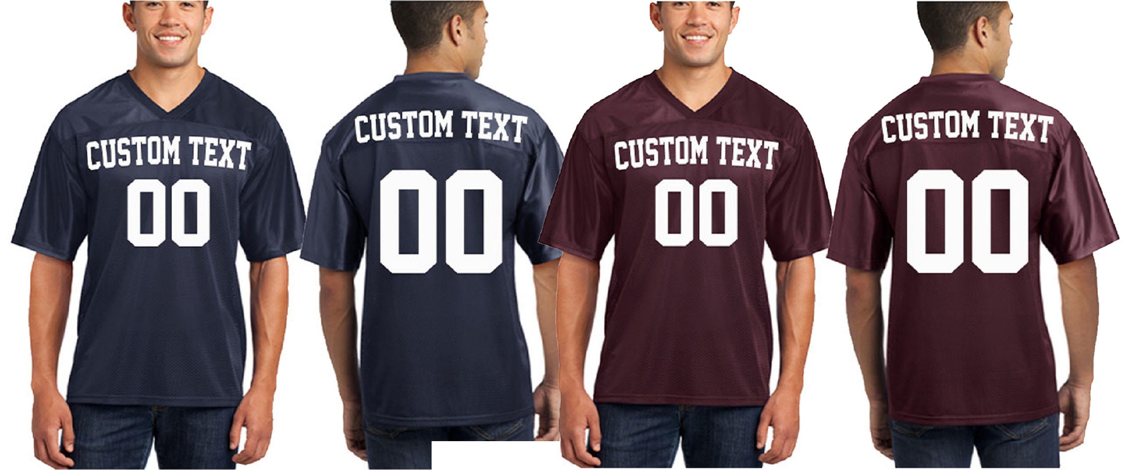 Customized Football JERSEY MESH Personalized Football Jersey Etsy UK