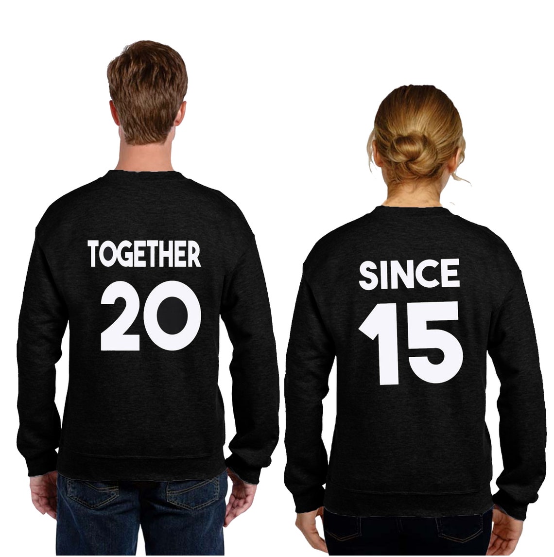 Customized Couple Matching Sweatshirt Unisex Custom Etsy