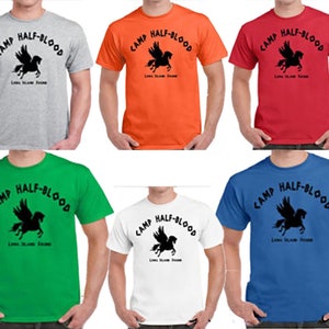 Camp Half-Blood Long Island MAN T-SHIRT Demi-God Greek Gods tees