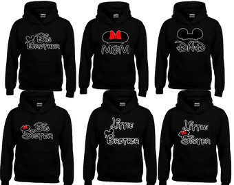 All Family Member Mom Dad Sister Brother Hoodie Sweatshirt All FAMILY SET HOODIE Hoodie Sweatshirt Create Your Costume - Hoodie Sweater