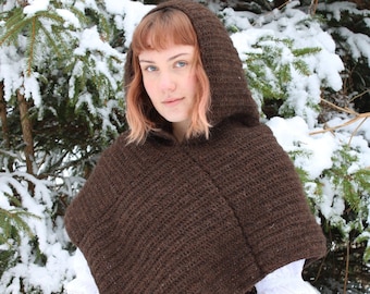 Skjoldehamn hood - crochet pattern