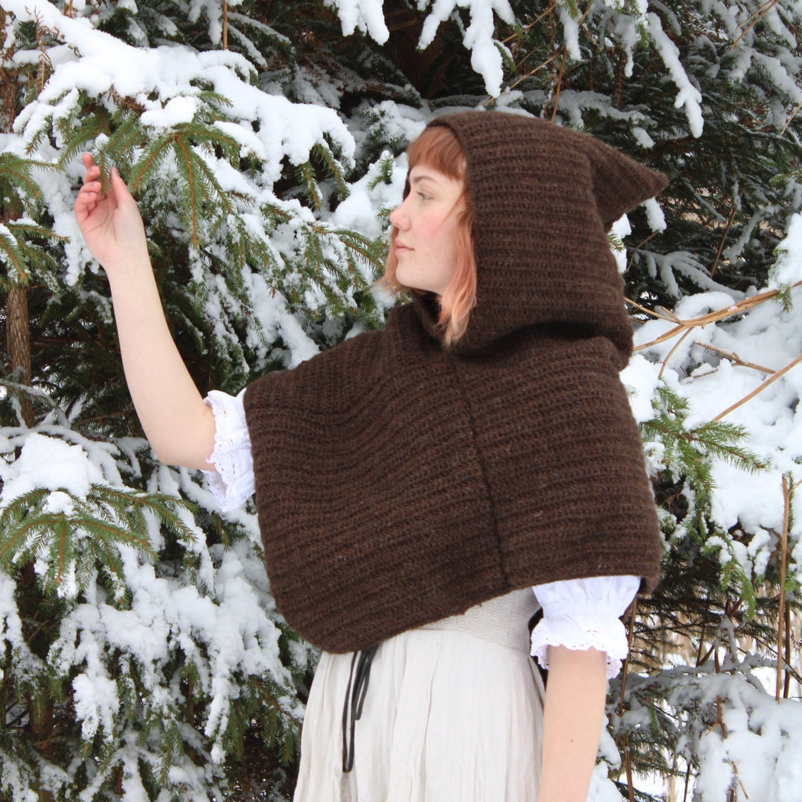 Skjoldehamn Hood Crochet Pattern Etsy Canada
