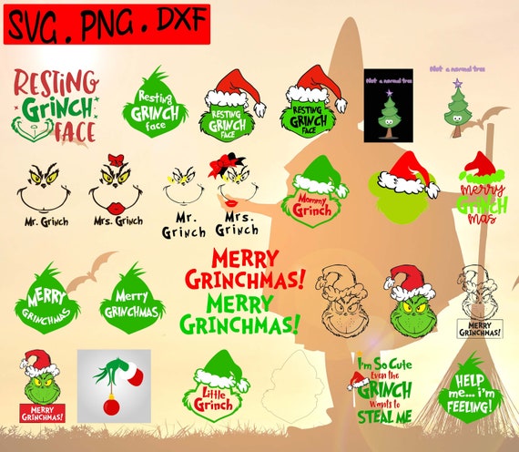 Download Grinch How The Grinch Stole Christmas Svg Png Dxf Silhouette Etsy