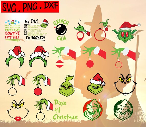 Download Grinch How The Grinch Stole Christmas Svg Png Dxf Silhouette Etsy